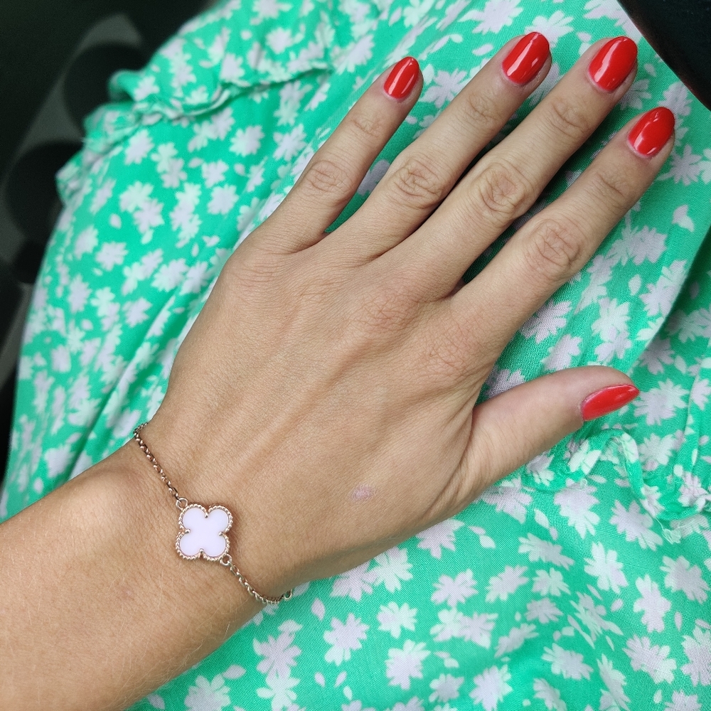 Van Cleef bracelet Baby pink with rose gold